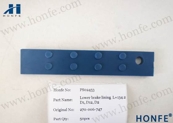 Dolna okładzina hamulca 911327698/270006747 Części zamienne do krosna pociskowego do Sulzer P7100