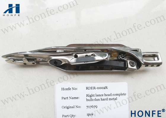 Prawa głowica lancy kompletna Bulkolan Hard Mental 717679 Rapier Loom Spare Parts
